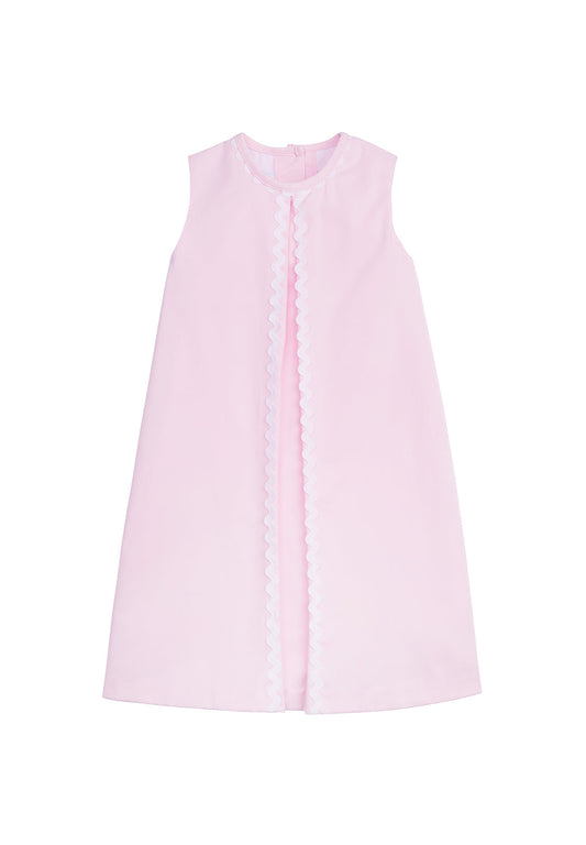 Reese Dress Light Pink Twill by Little English