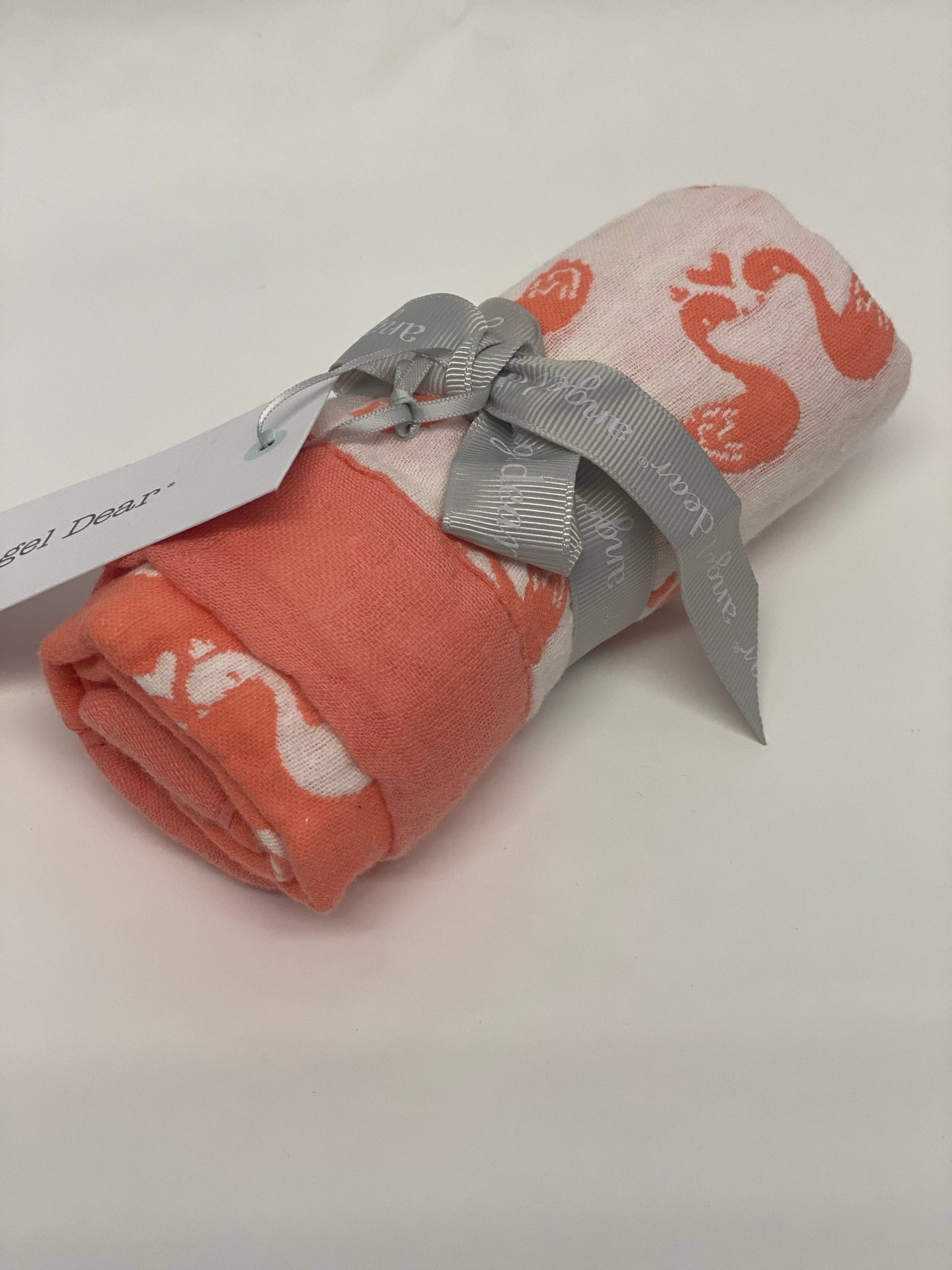 Coral Swan Blankie