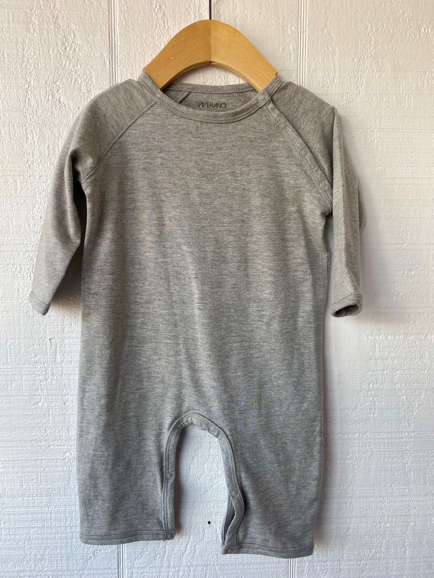 Organic Gray Romper
