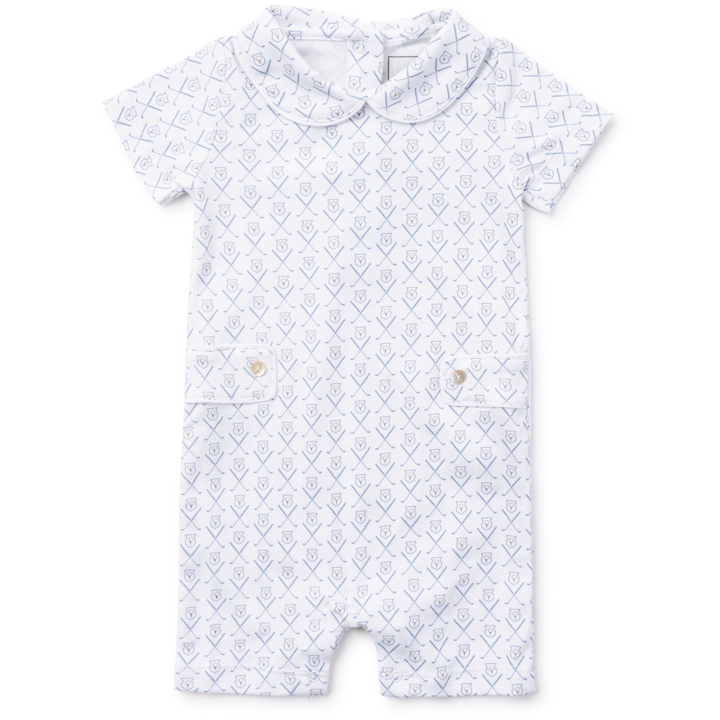 Tee Time Blue Shortall - Henry Style | Lila and Hayes Pima Cotton