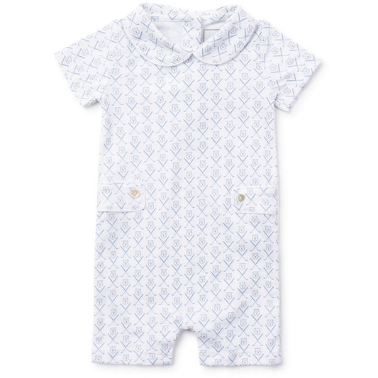 Tee Time Blue Shortall - Henry Style | Lila and Hayes Pima Cotton