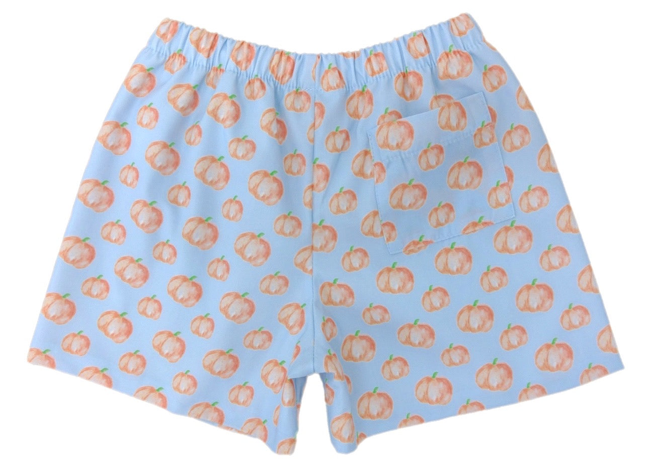 Pumpkin Conrad Shorts by James and Lottie