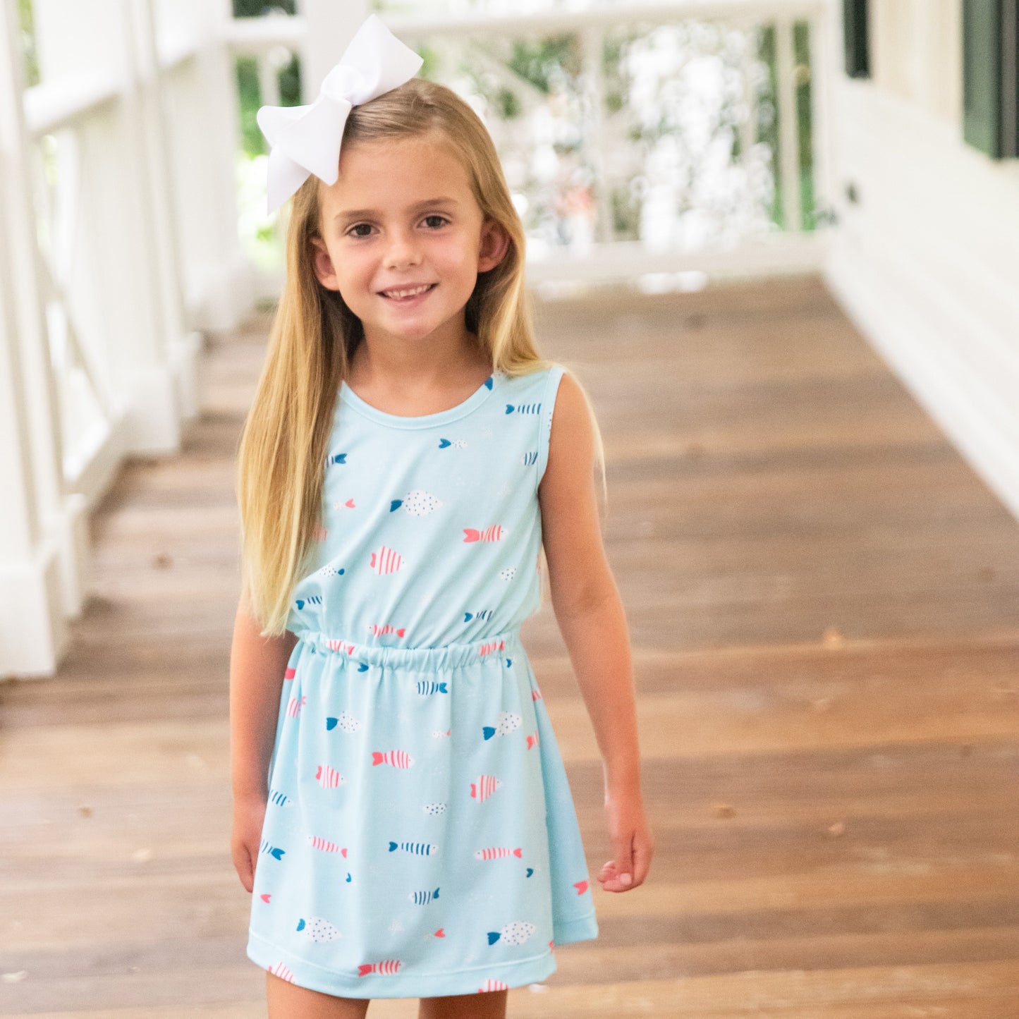 Kristen Knot Fish Dress by James and Lottie