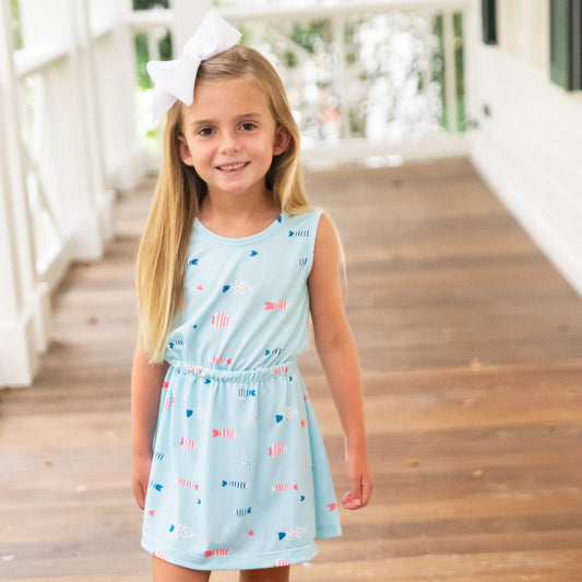 Kristen Knot Fish Dress by James and Lottie