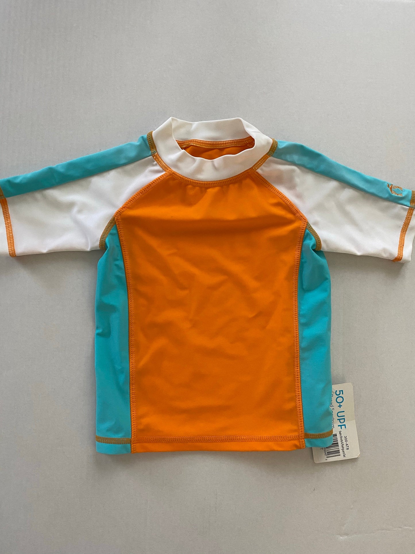 Boy rashguard orange/blue