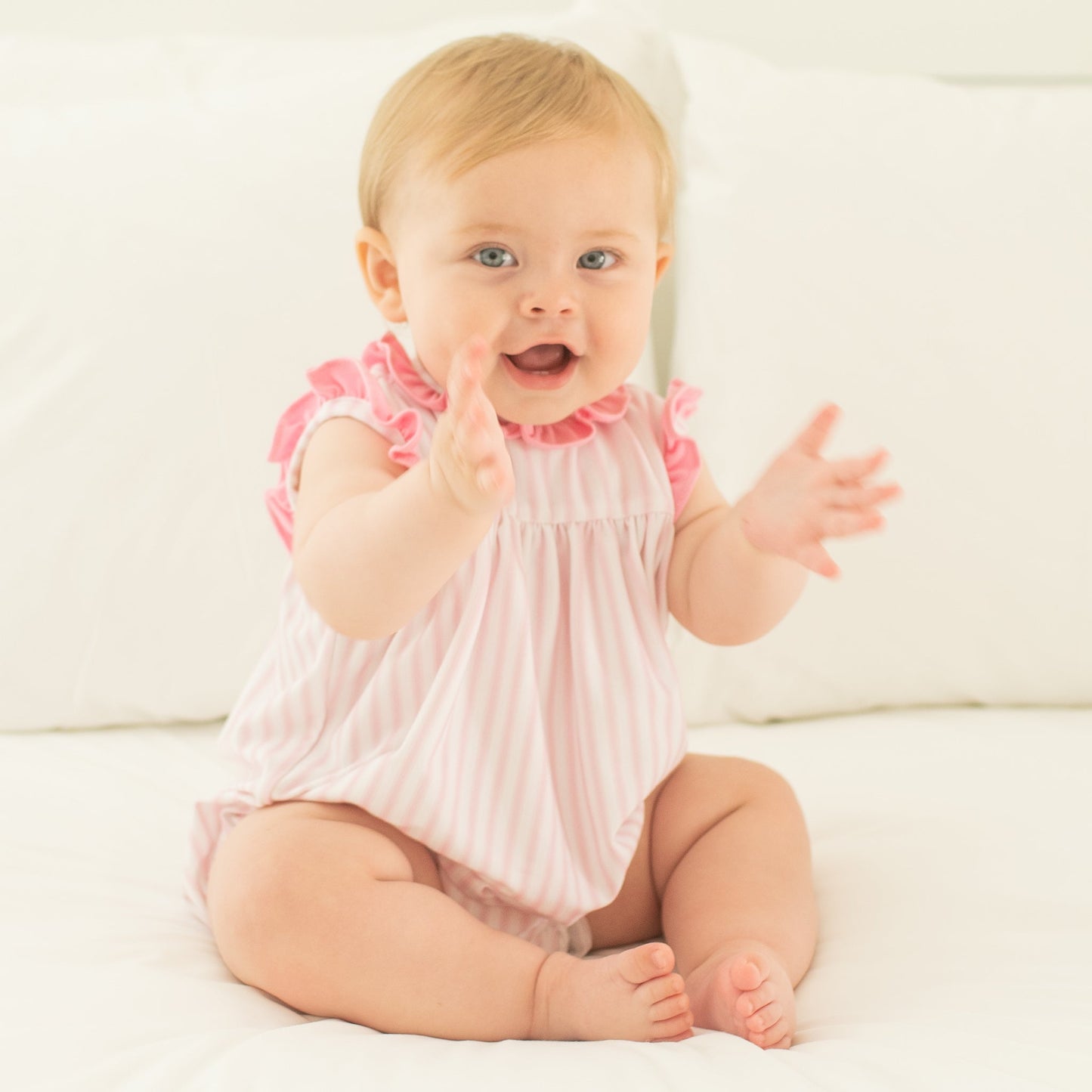 Rosie Pink Stripe Bubble