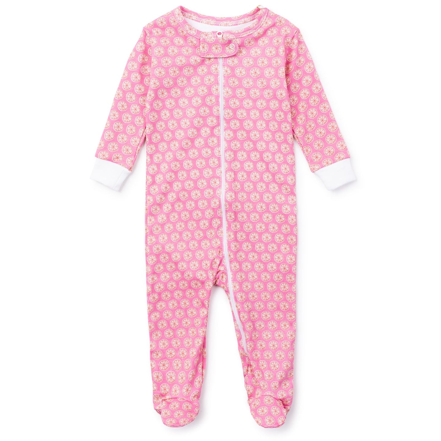 Parker Zipper Pajama Pink Citrus Crush