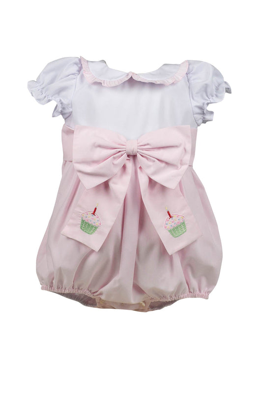 Proper Peony Birthday Bubble with Cupcake Sash