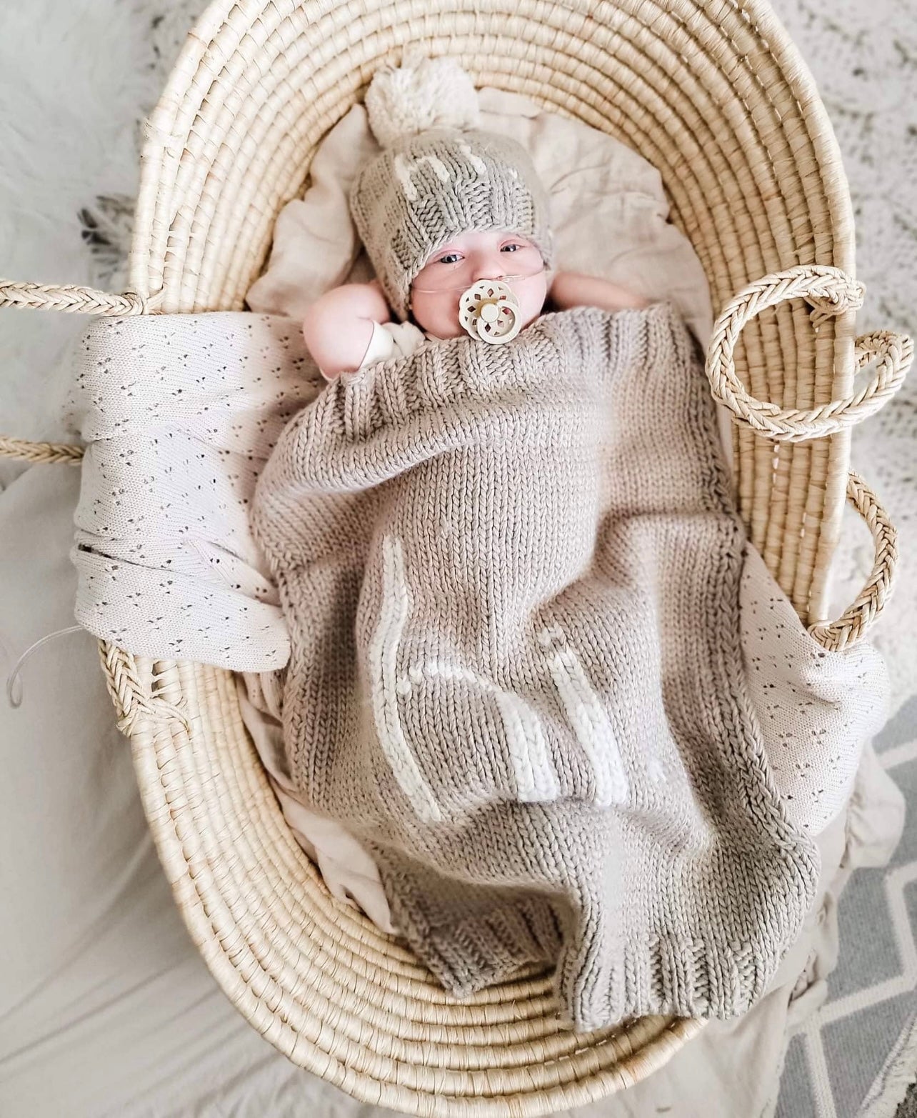 Hi. Pebble Knit Blanket