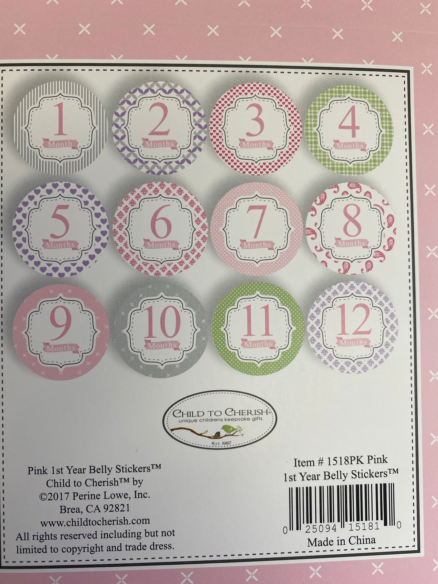 Monthly Milestone Belly Sticker-girl