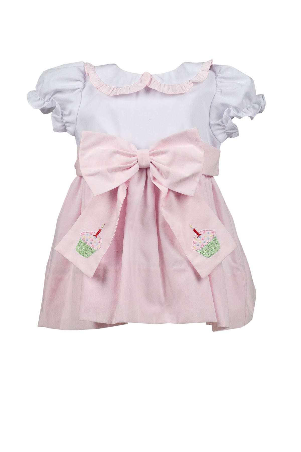 Proper Peony Birthday Dress with Cupcake Sash