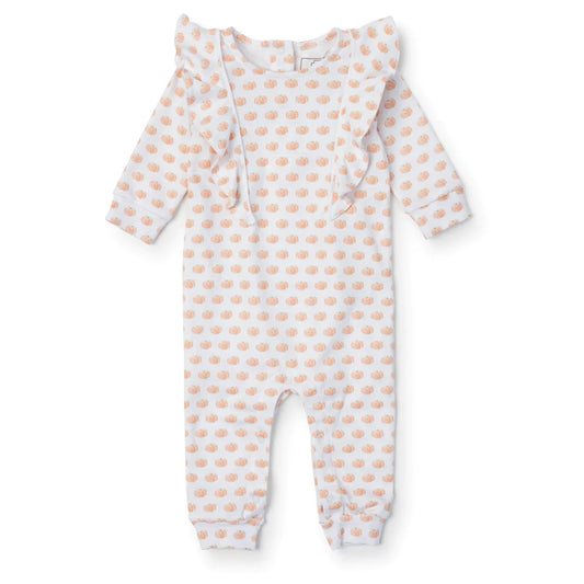 Pumpkin Patch Evelyn Romper by Lila and Hayes