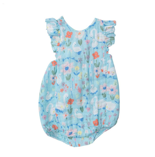 Blue Swans Sunsuit