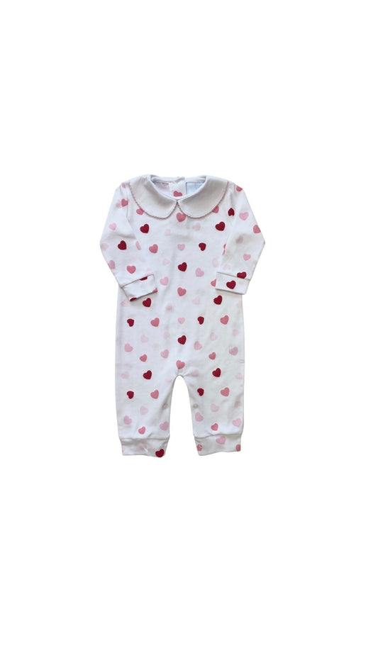 Hearts Printed Playsuit by Little English
