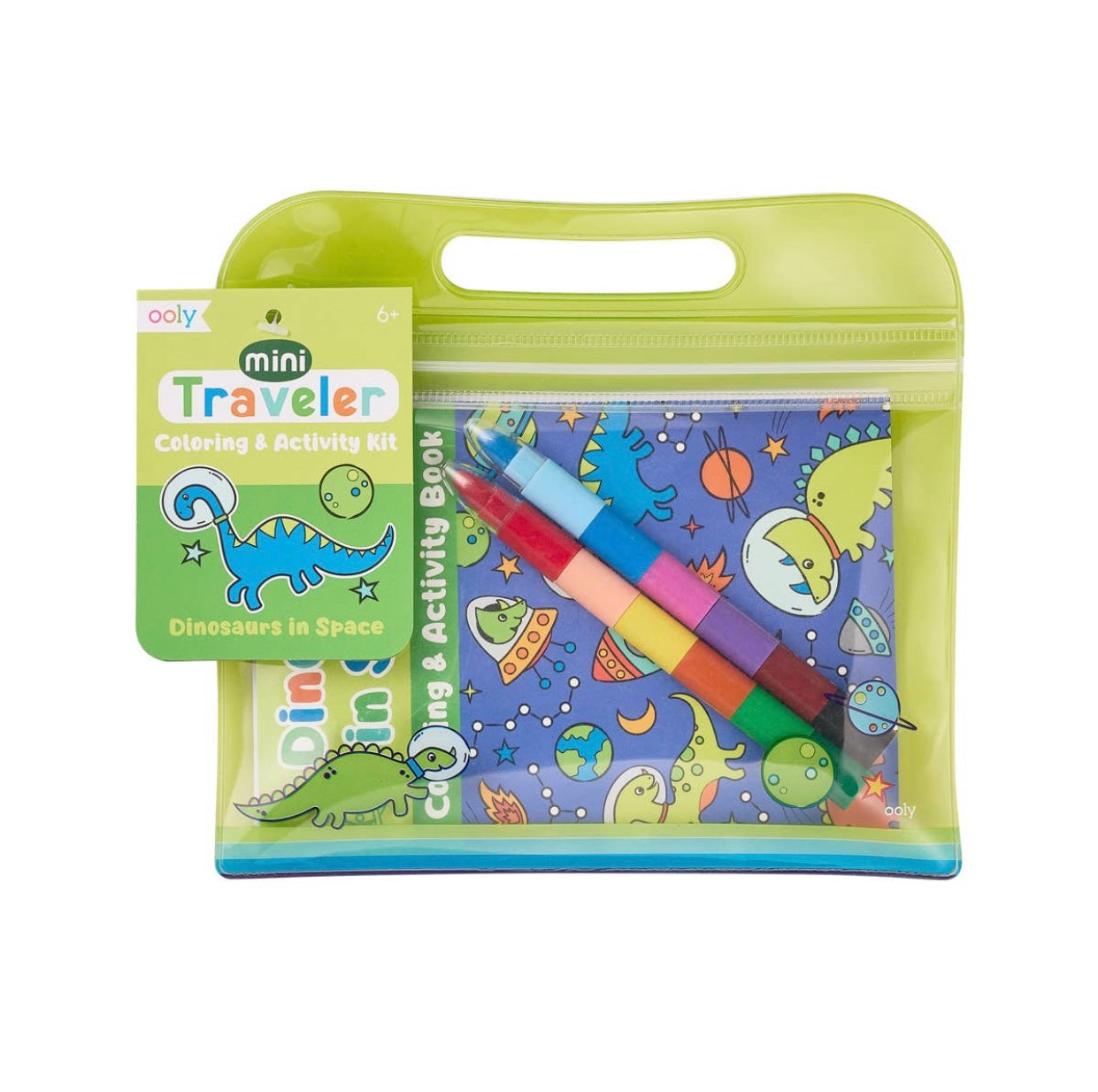 Mini Traveler Coloring & Activity Kit- Dinosaurs in Space