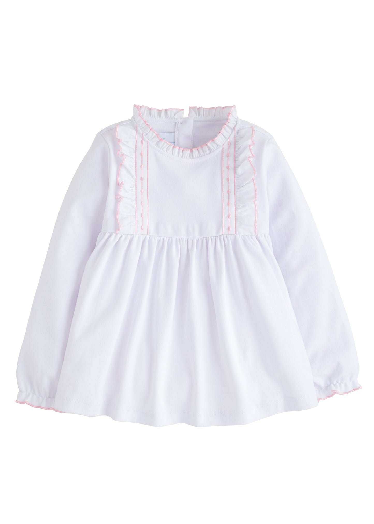 Noel Blouse-Pink Trim by Little English