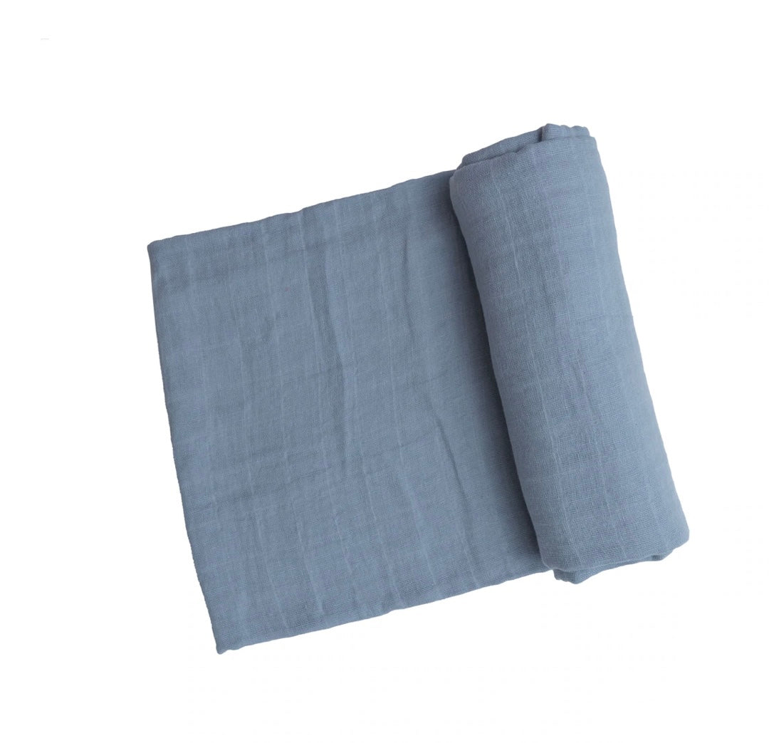 Ocean Blue Swaddle Blnaket