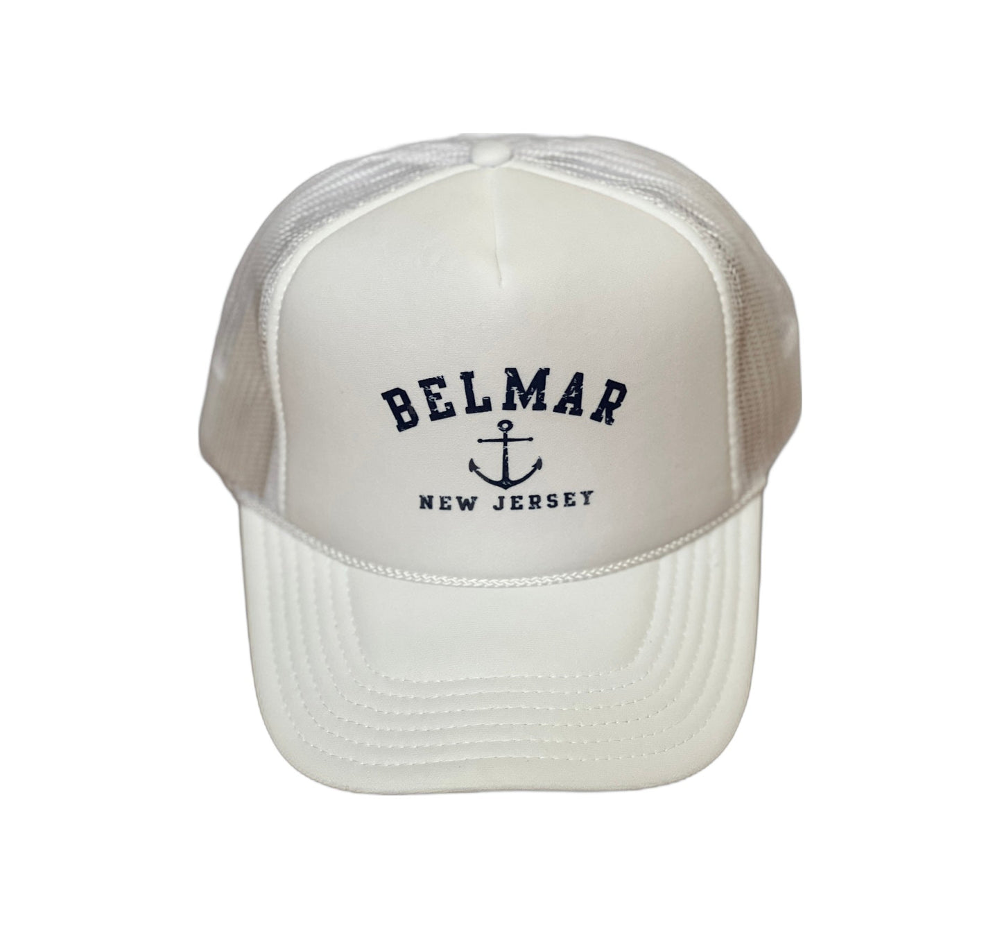Belmar White Trucker (Adult) Hat