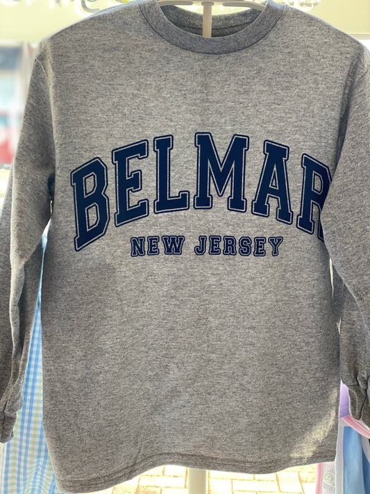 Youth Gray Belmar Long Sleeve Tee