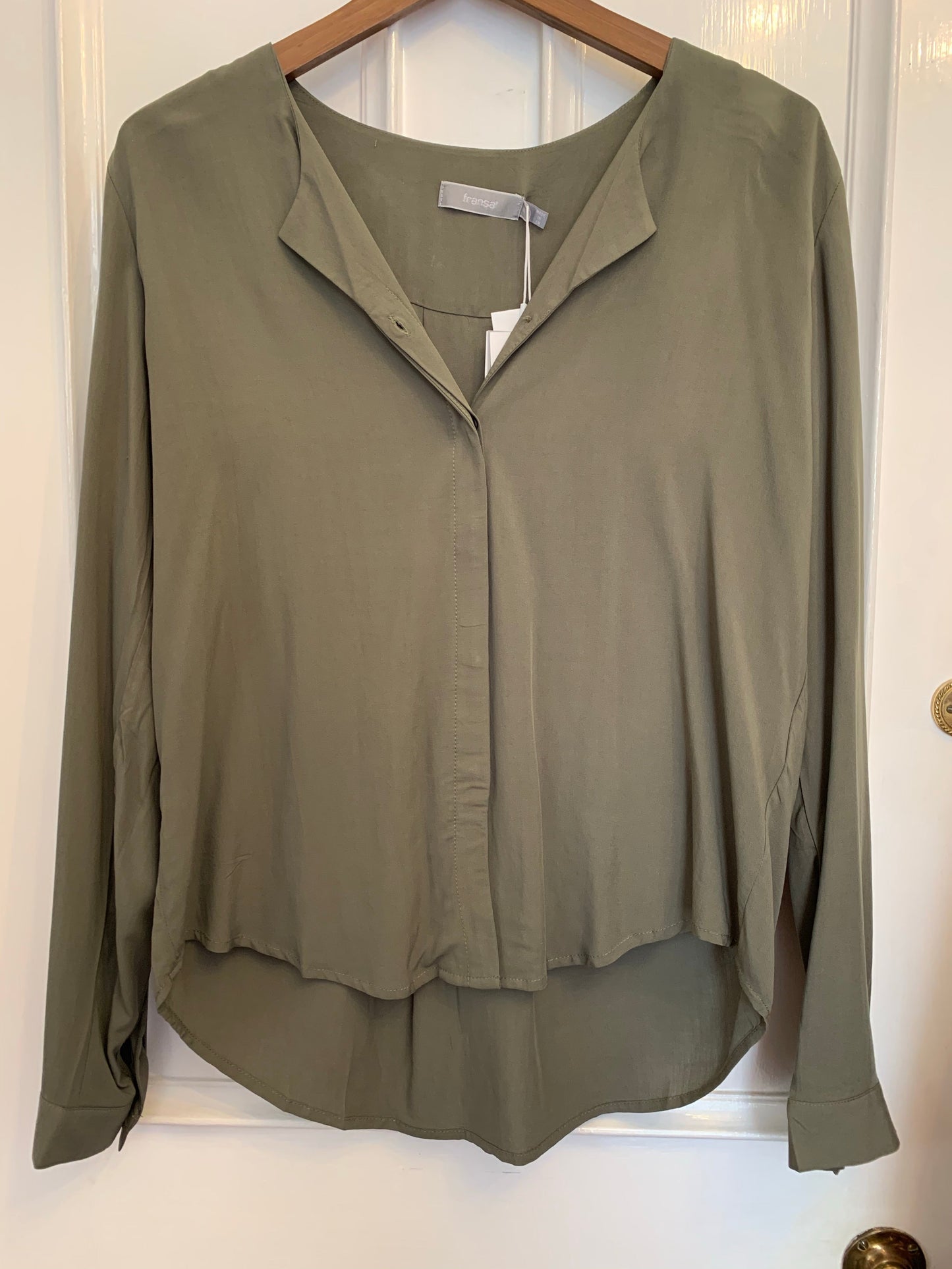 *FRHAZAVISK 1 Shirt Tawny Olive Mix*