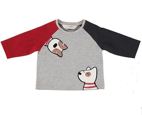 Grey Printed Dog Shirt