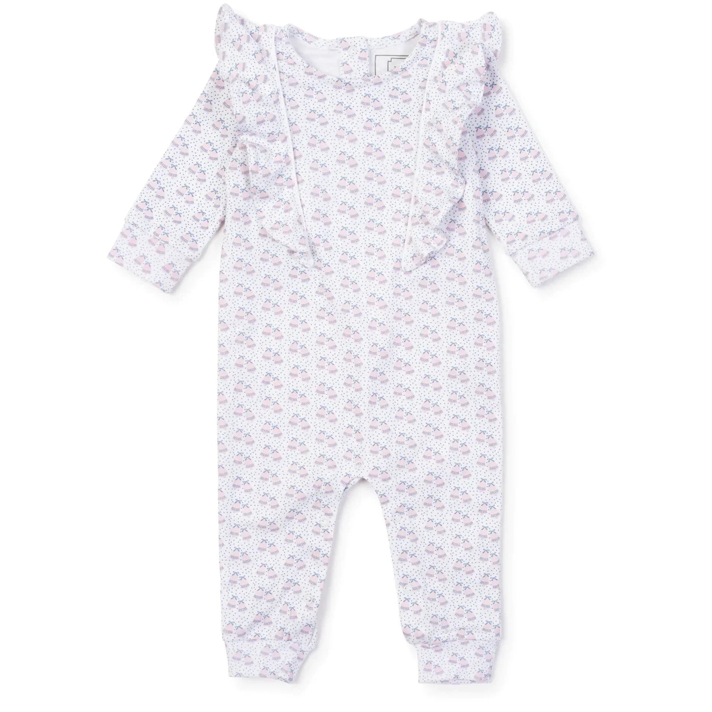 Evelyn Bells in the Snow Romper by Lila Hayes