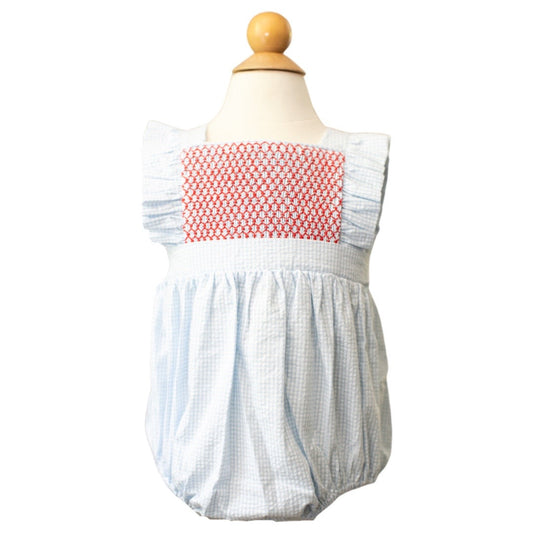 Smocked Edith Bubble by Peggy Green