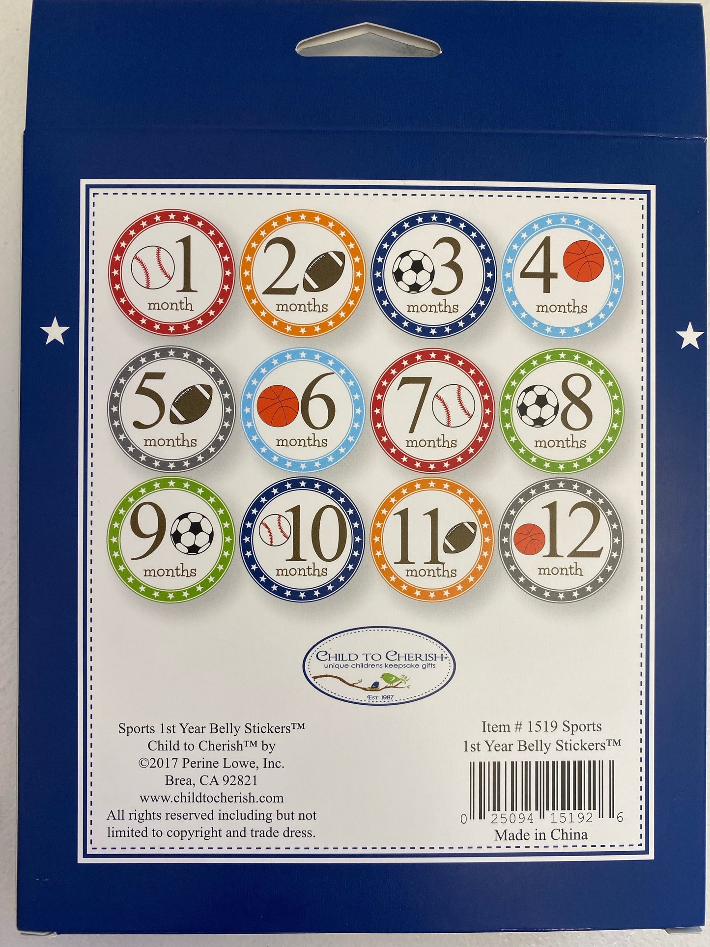 Sports Milestone Belly Stickers