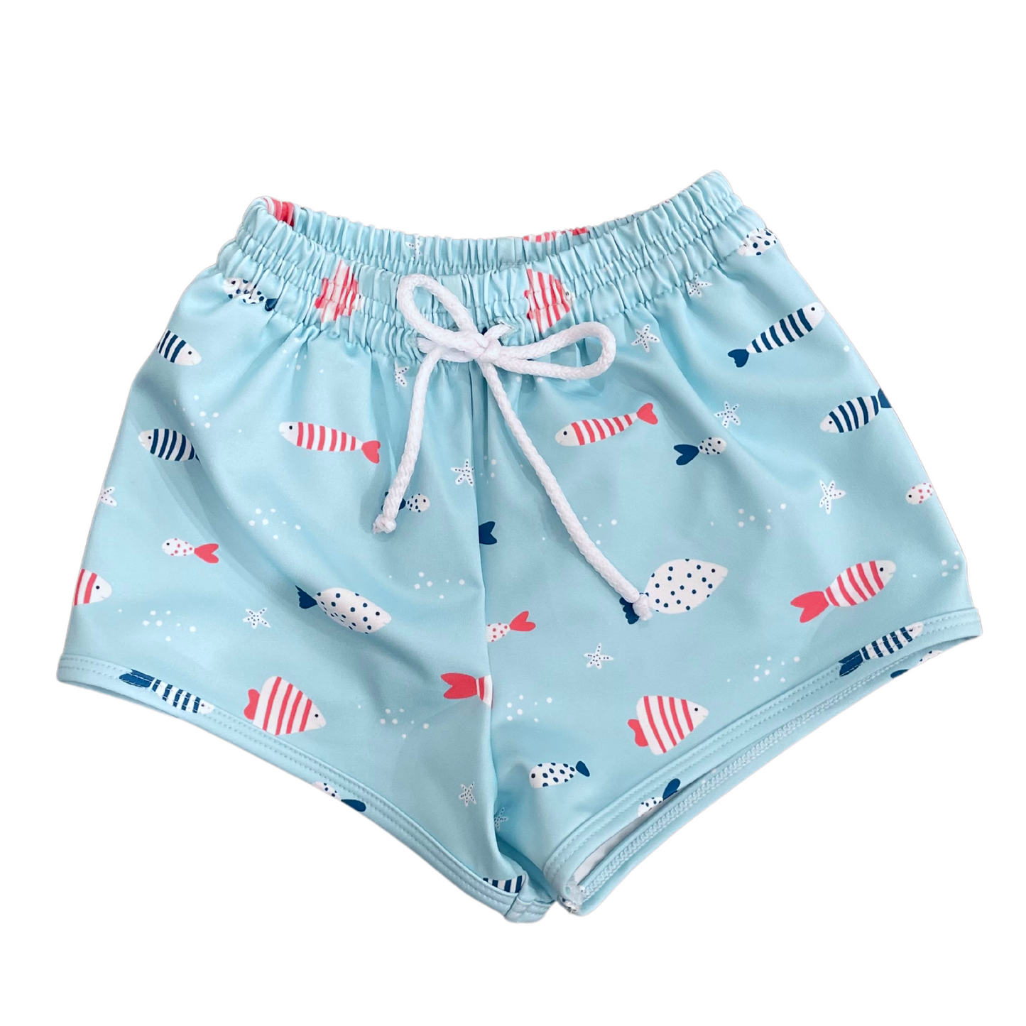 James Fish Swim Shorts by James and Lottie
