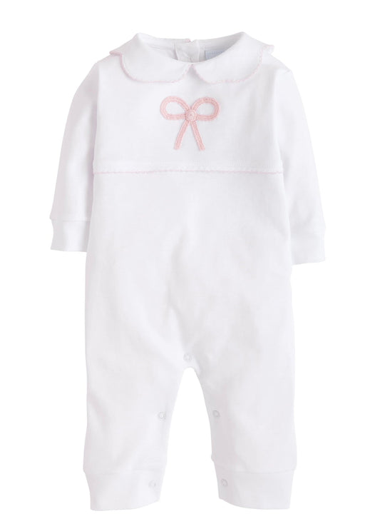 Bow Crochet Playsuit by Little English