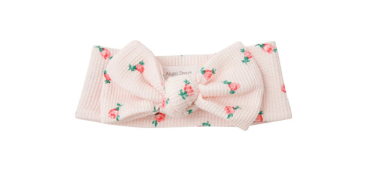Rosebud Waffle Weave Headband