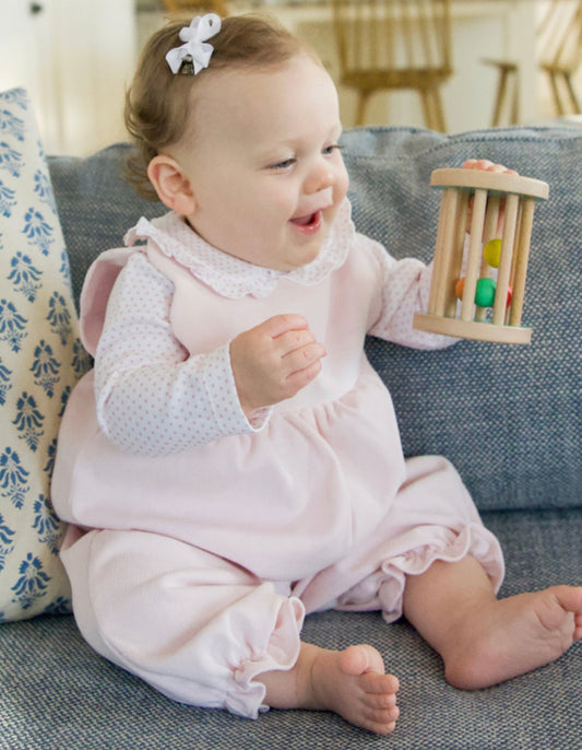 Savanah Scalloped Longall Pink Cord by James and Lottie