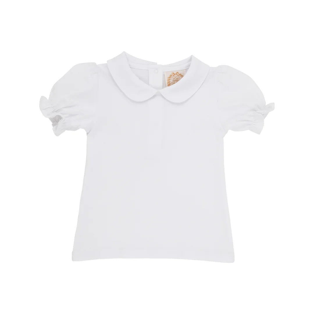 Beaufort Bonnet Maude’s Peter Pan Collar Shirt Pima -White