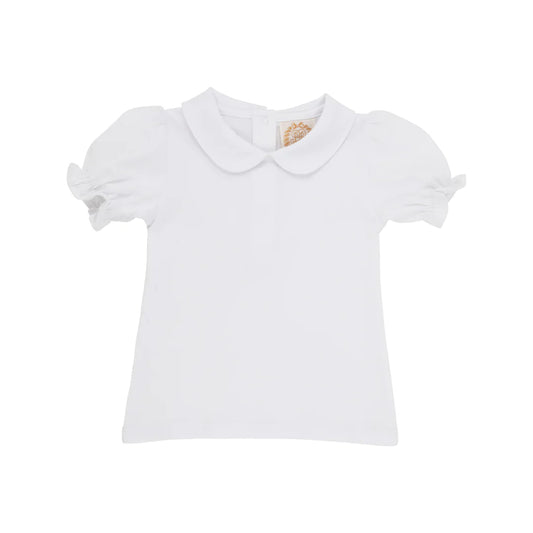 Beaufort Bonnet Maude’s Peter Pan Collar Shirt Pima -White