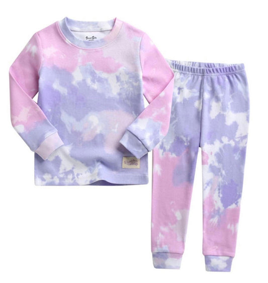 Cotton Candy Tie Dye Pajamas