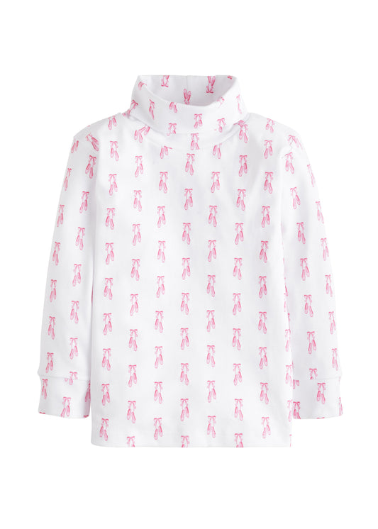 Ballet Slippers Printed Turtleneck by Little English