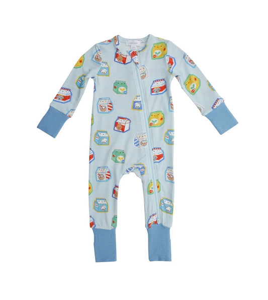 Millennial Milk Zipper Romper