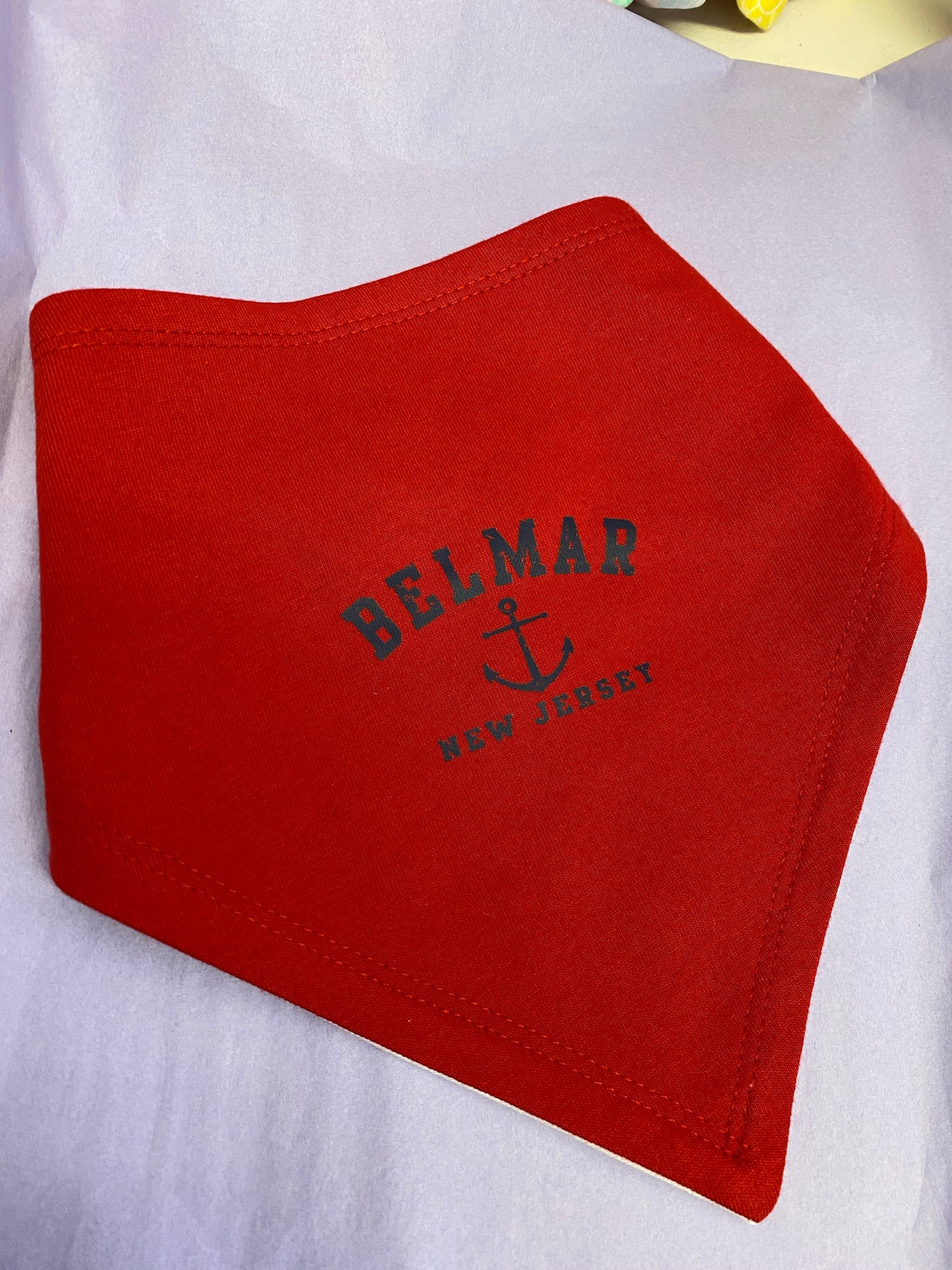 Belmar Bandana Bib -Red