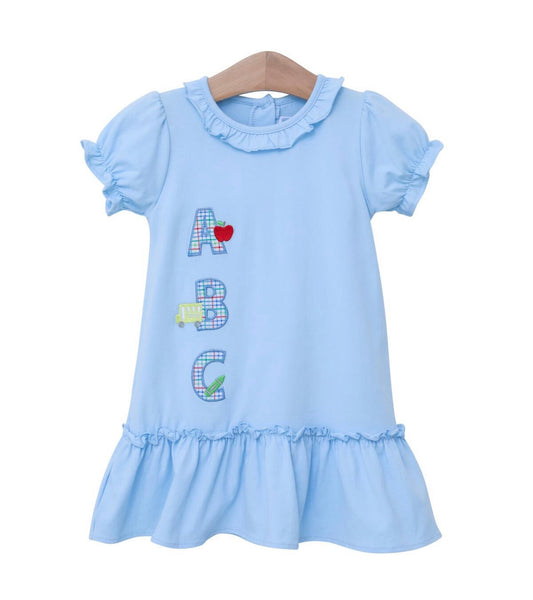 ABC Appliqué Dress by Trotter Street Kids