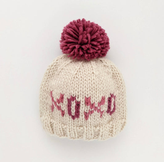 XOXO Rosy Valentine Knit Beanie Hat