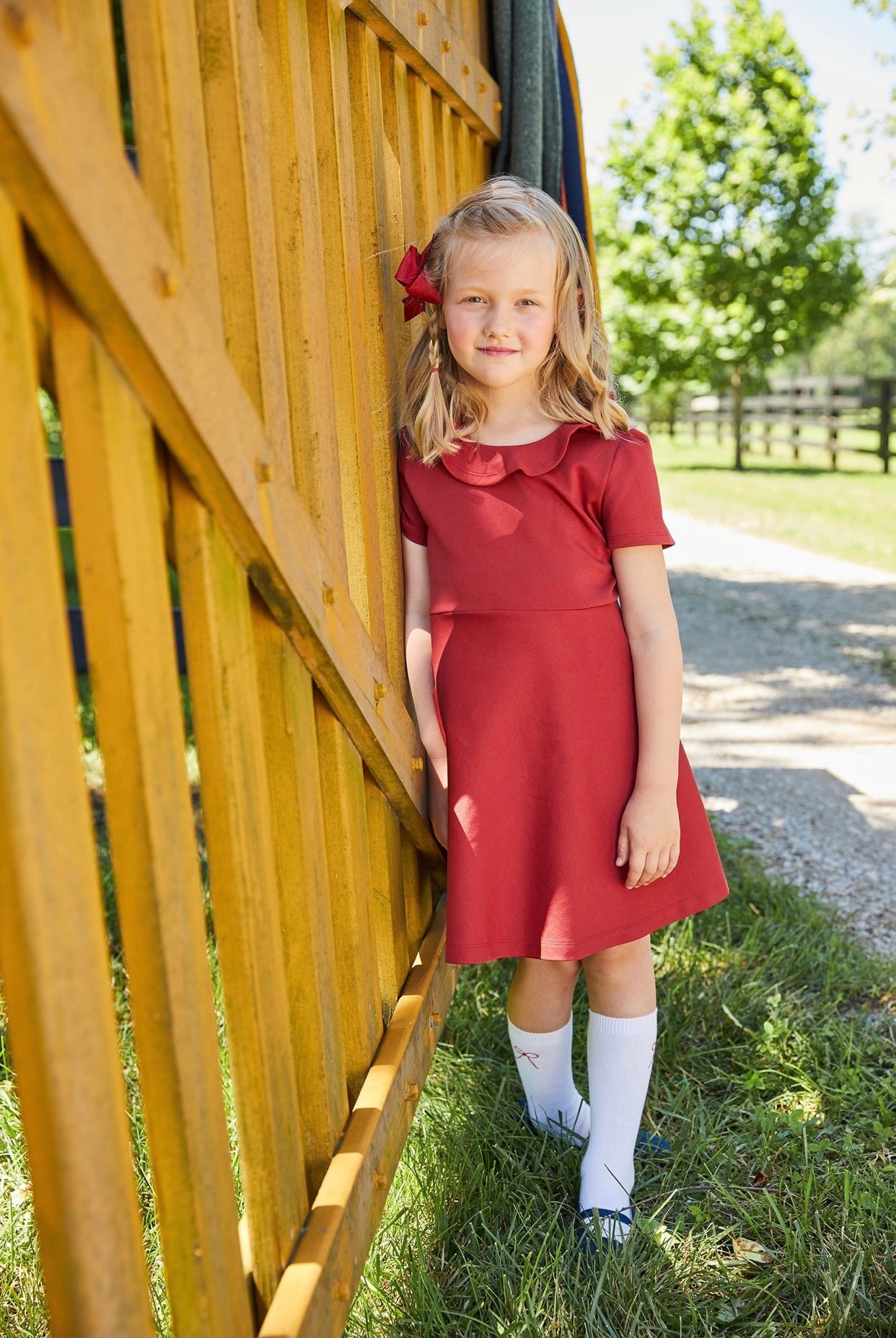 Joy Dress-Crimson