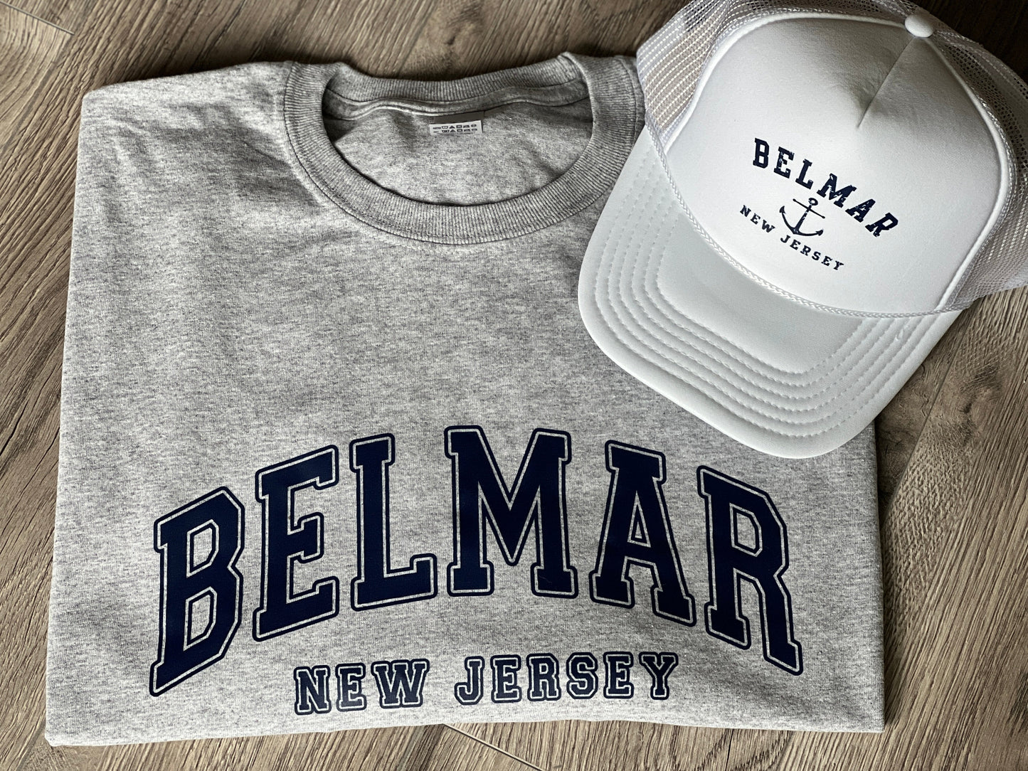 Adult Grey Short Sleeve Belmar Tee