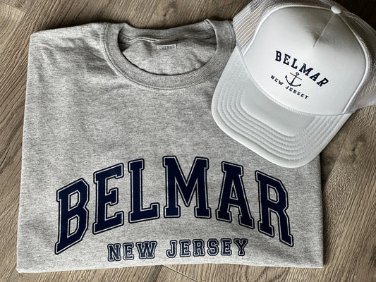 Adult Grey Short Sleeve Belmar Tee