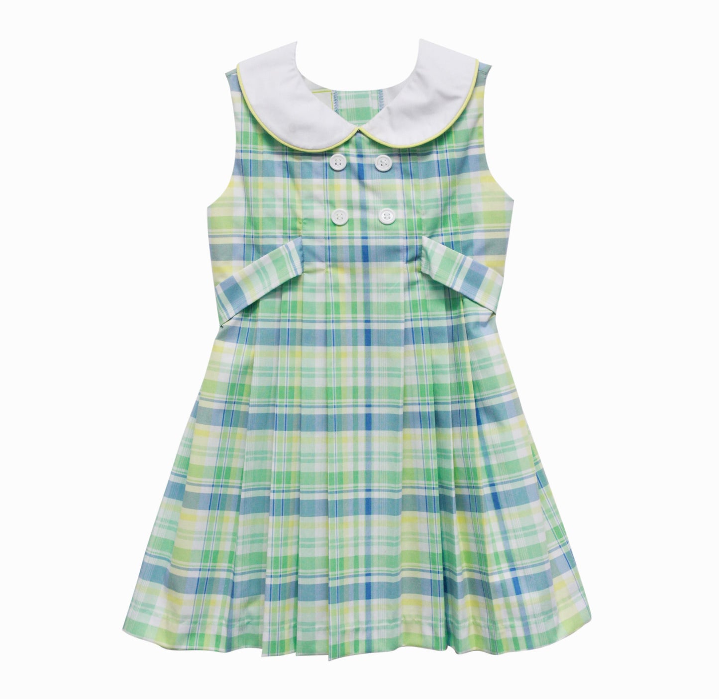 Lucy Dress Garden Plaid