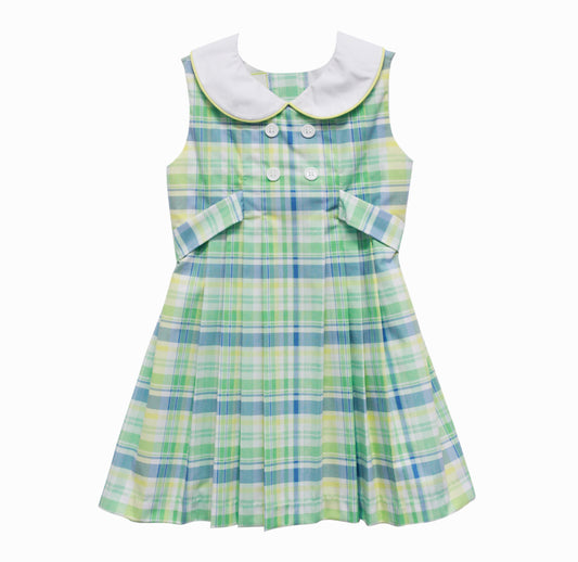 Lucy Dress Garden Plaid