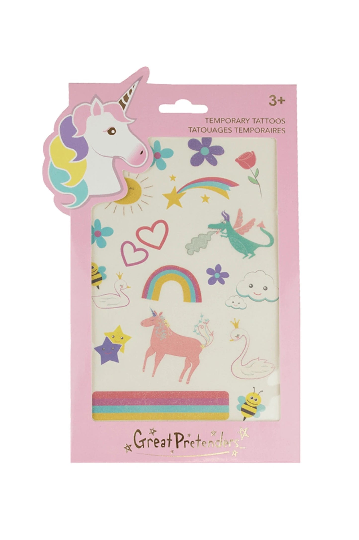 Unicorn temporary tattoos