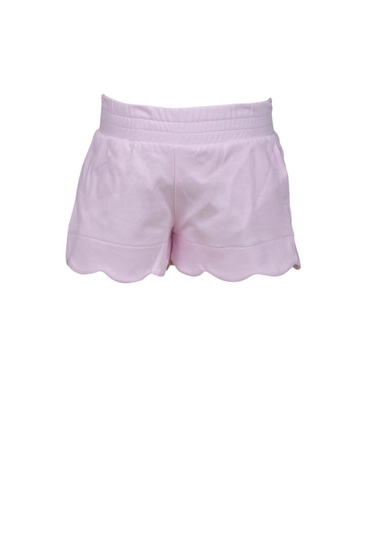 Pink Scallop Shorts by the Proper Peony