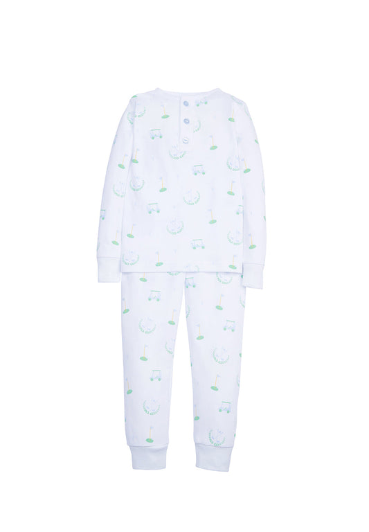Boy Printed Golf Jammies by Little English
