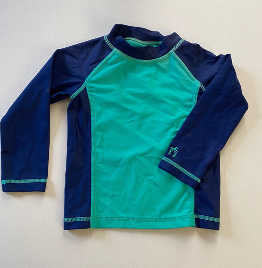 Long sleeve Rashguard navy/turquoise
