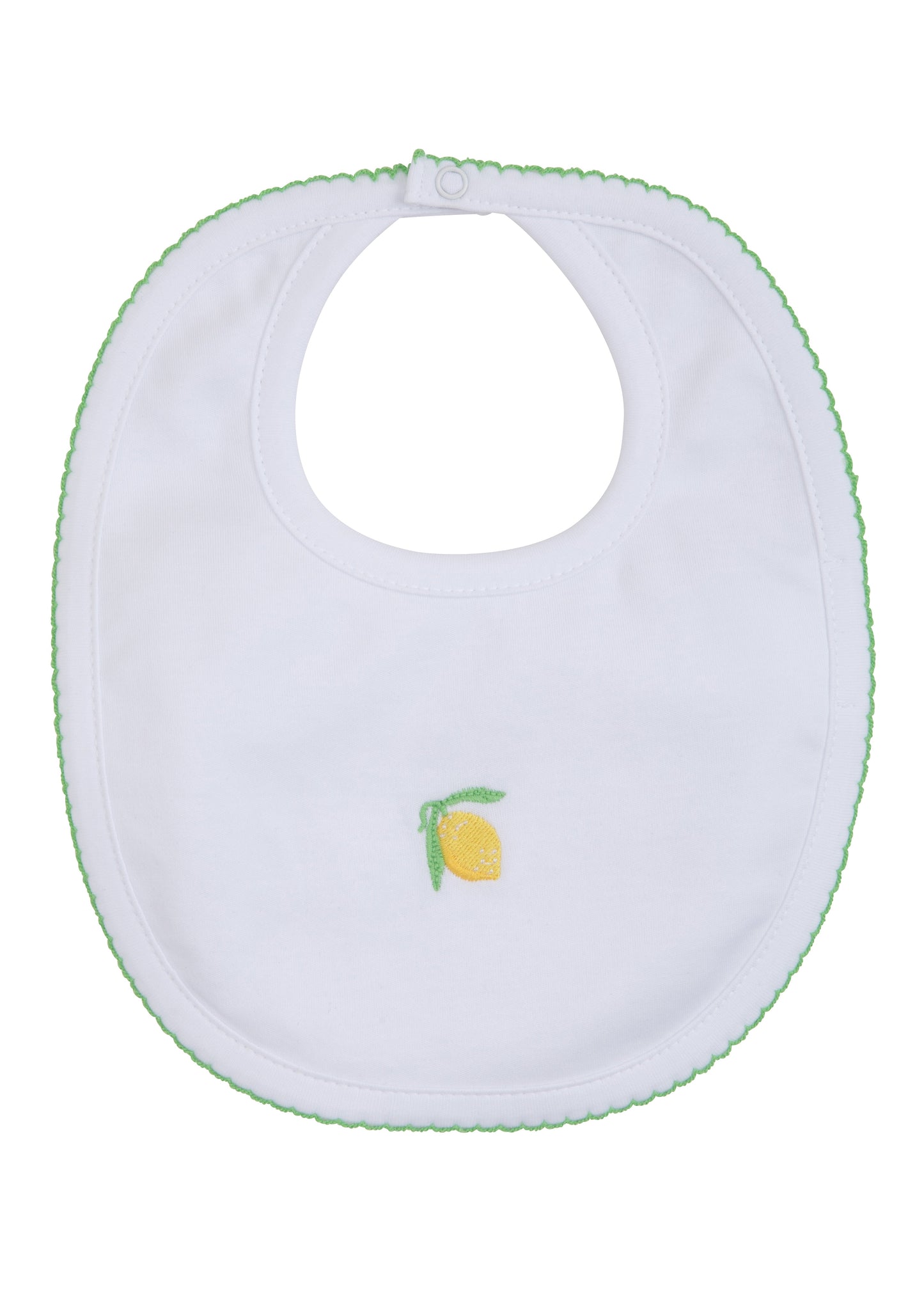 Lemon Embroidered Bib